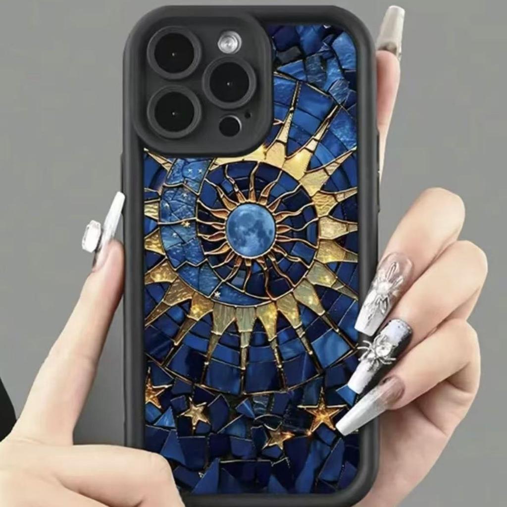 Cosmic eye for iphone16pro mobile phone case Apple 15 anti-drop 14 European and American 13promax new 12x