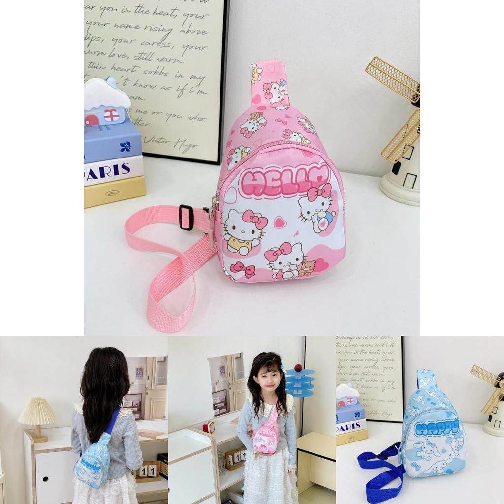 Cinnamoroll Kids Chest Bag With Cartoon Print For Daily Use And Toddler Fashion