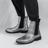 Boots Men's Autumn and Winter Martin Boots Men's Tooling Boots British High Top Leather Shoes Pointed Men's Boots Locomotive Boots