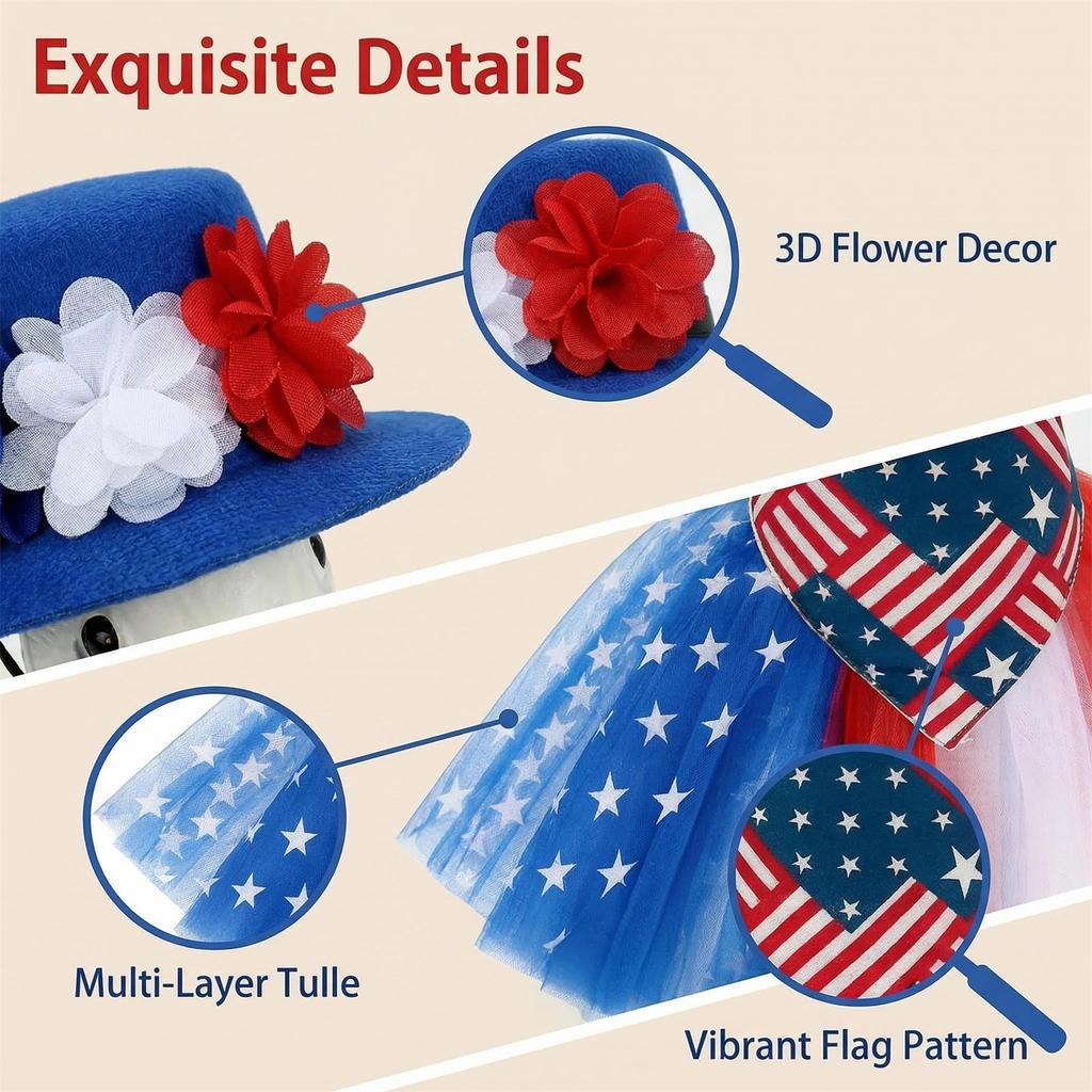 Goose Outfit Set for Porch Decoration 23 Inch Goose Costume with Tutu Skirt Hat and Bandana for Holiday Seasonal Display