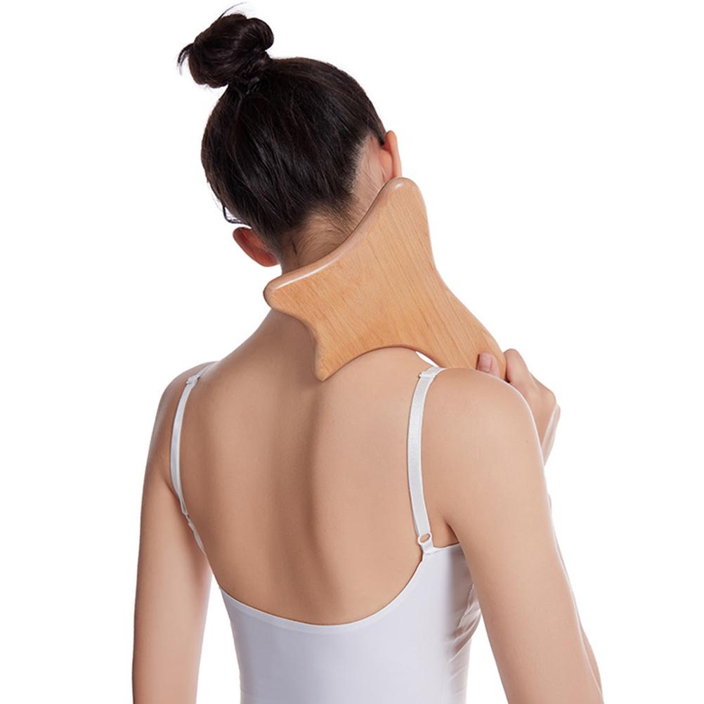 Wooden Gua Sha Scraping Massage Tool Portable Gua Sha Board Massager Fascia Acupuncture Point Massager for Women Men