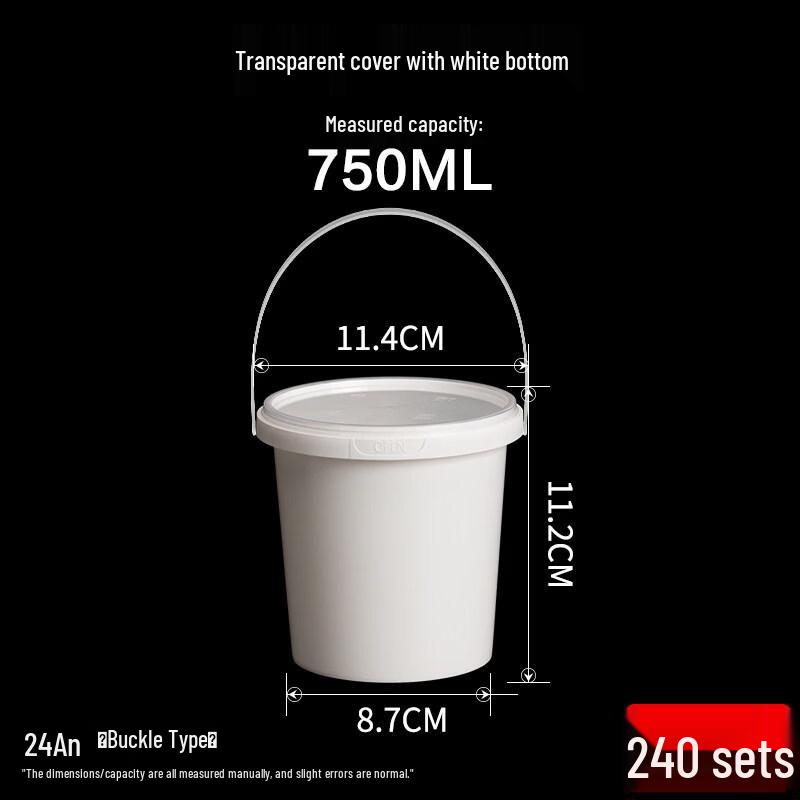 Disposable Plastic Round Bowls