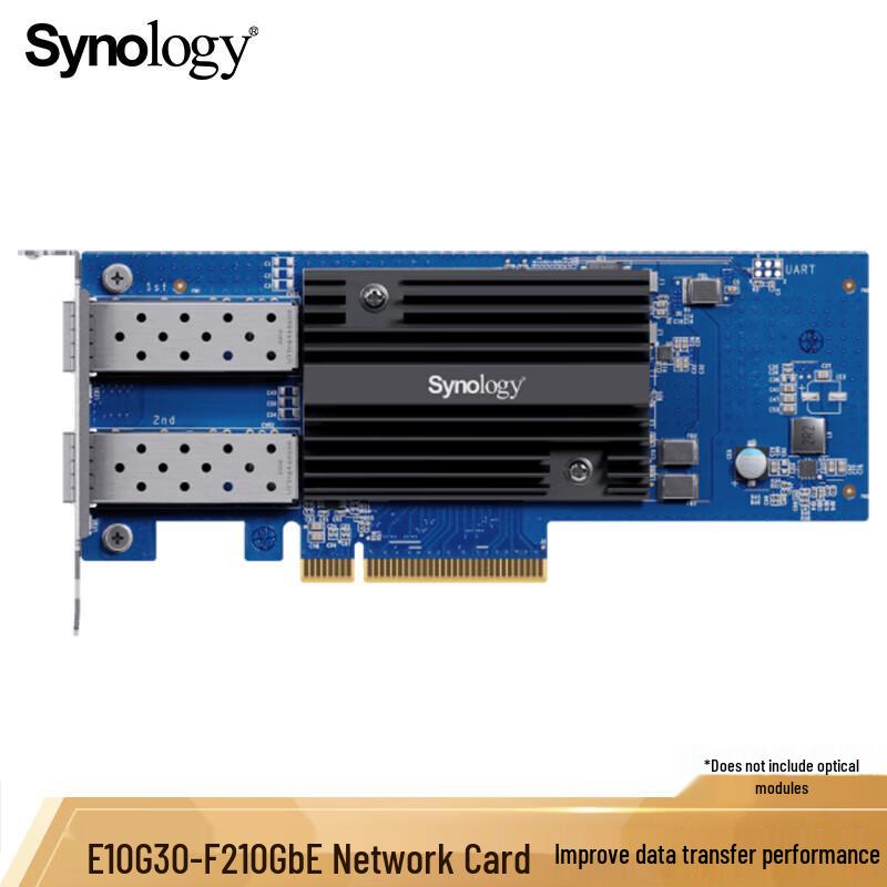 

Мережевий адаптер Synology 10GbE SFP+ з двома портами PCIe