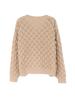 Women's V-neck Long Sleeve Knit Sweater Pullover for Spring and Autumn
