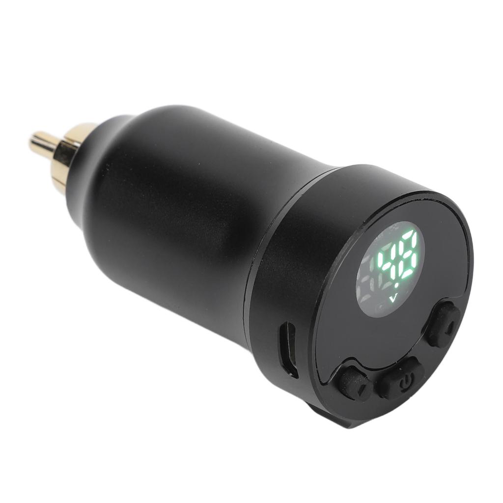 Kabellose Tattoo-Stromversorgung LCD Digitalanzeige 4-12V 1600mAh Tattoo-Stift-Akku