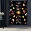 Moon Phase Flower Tapestry Wall Hanging Psychedelic Witchcraft Bohemian Style Hippie Tapiz Home Decor