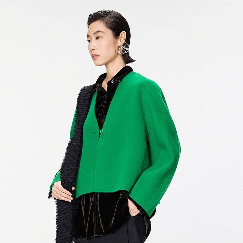 

JNBY 2023 Winter Wool Blend Straight Fit Jacket 5N081051A S