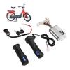 36V 1000W Brushed Motor Controller Throttle Grip Set with Electric Power Lock Electric Bike Conversion Kit