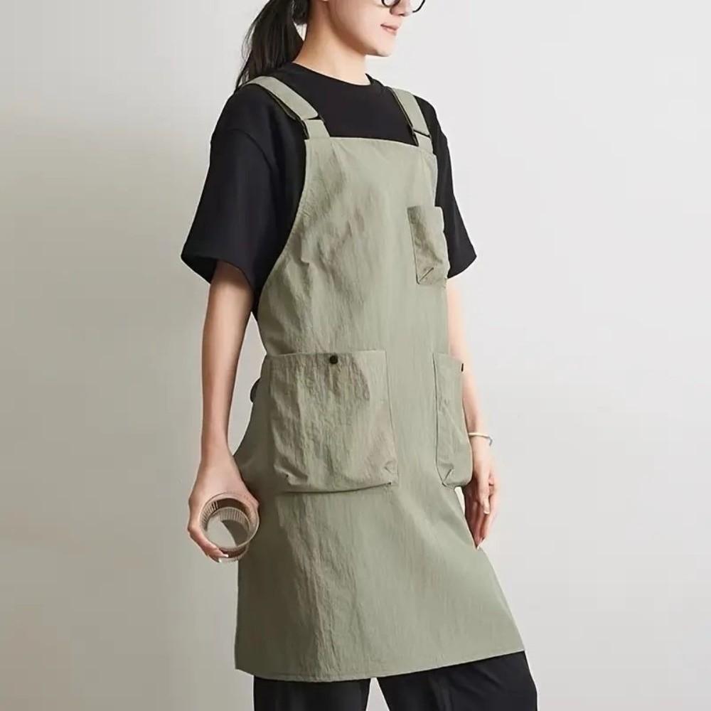 Adjustable Cooking Apron Oil-Proof Work Apron Kitchen Accessories Catering Apron Bar