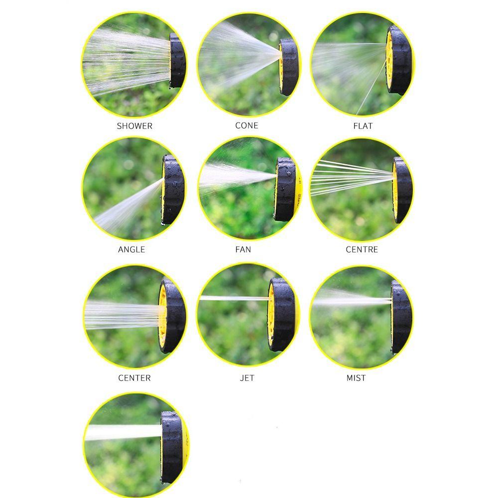 10 Modes Water Hose Nozzle Portable Irrigation Tool Hose Sprayer  For Terrace Lawns Gardening