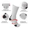 Thickened Non-Slip Mid-Calf Terry Socks: Warm, Breathable, Sweat-Absorbing Socks for Men and Women - Perfect for Outdoor Sports and Running