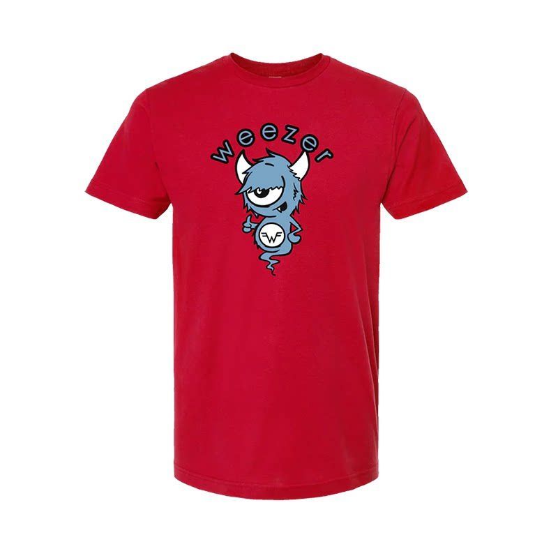 

Weezers Alternative Rock American Vintage Streetwear Loose Shortsleeved Pure Cotton Tshirt for Both Men and Women S