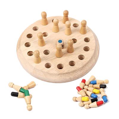 Kinder Holz 3D Puzzle Memory Match Stick Schachspiel Kinder Frühpädagogisches Spielzeug