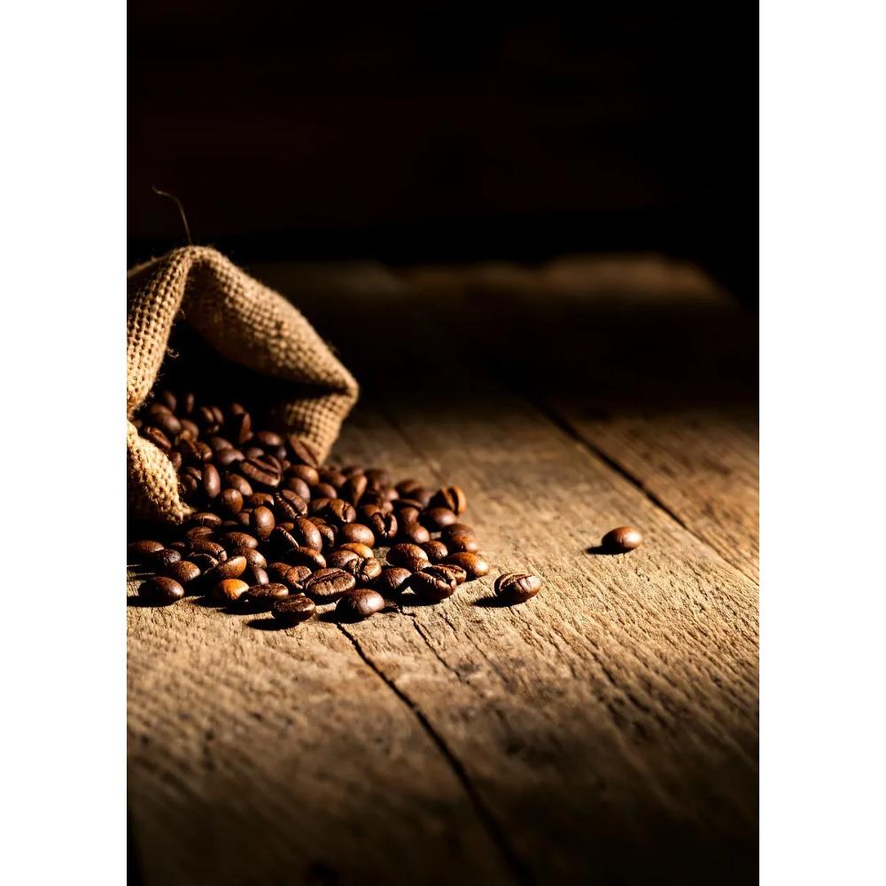 Coffee Cup And Beans Photograph Posters Delicious Coffee Latte Breakfast Prints Canvas Painting Wall Art Picture Home Room Decor