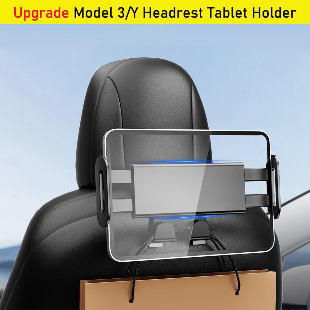 4.7-10.5 inch Tablet & Phone Holder Stand Back Seat Headrest Mounting Holder Accessories for Tesla Model 3 Y Juniper 2025 2025