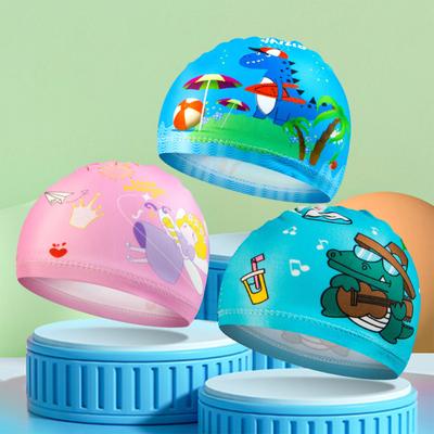 4Pcs Lovely Quick Dry Breathable Swimming Hats Swimming Sports Bathing Caps Kids Hats for Kids