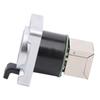 RJ45 Angled Connector Waterproof Round Insulator PA Material YTRJ45 Aviation Plug