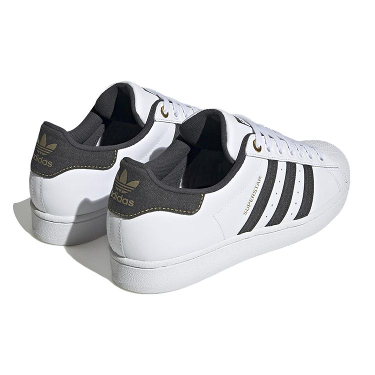 Adidas Superstar Λευκά Άνθρακα Χρυσά Ανδρικά Αθλητικά Παπούτσια Cloud-White Core-Black ID1712