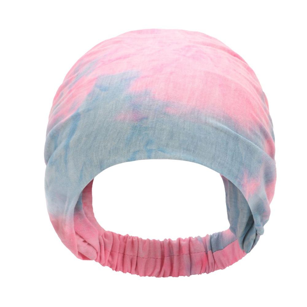 Cotton Yoga Headband Face Washing Fitness Elastic Headband Simple Tie Dye Headbands Girls