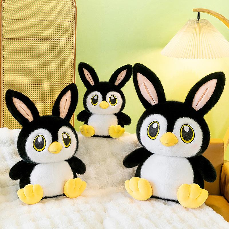 New Cute Awakening Penguin Plush Toys Children's Comfort Doll Girls' Big-sized Doll Birthday Gift