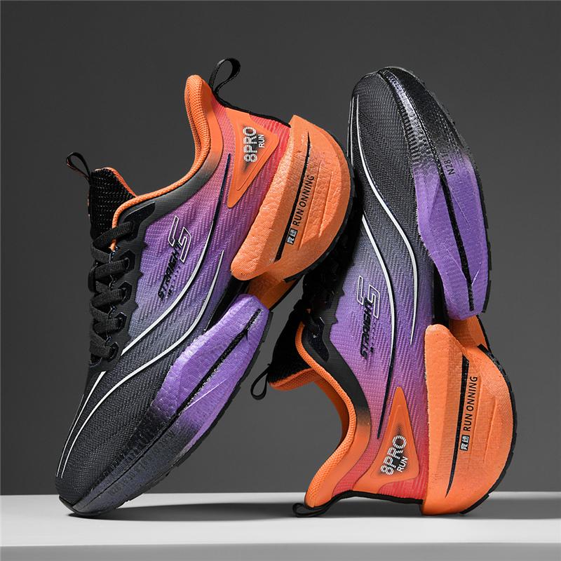 

Новые мужские кроссовки для бега с нескользящей амортизацией, кроссовки с карбоновой пластиной для гонок, легкие кроссовки для тенниса и кроссовок, кроссовки для бега по пересеченной местности 41 чёрный