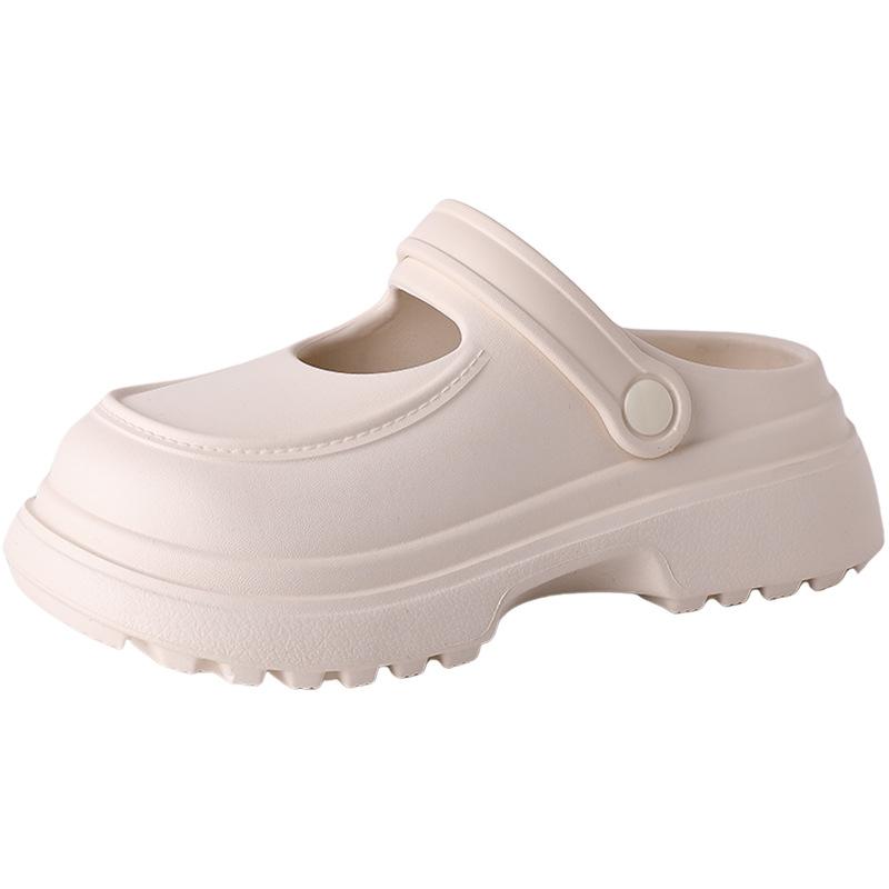 Cartoon Hole Shoes Women's Summer New Bag Head Comfortable Fashion Casual Wear Beach Cool Slippers