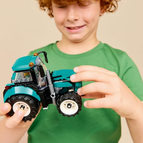 LEGO City Tractor Toy - Birthday Present, Building Blocks, Educational Toy for Boys and Girls, Ages 6, 7, 8, 9, Vehicle, Car, Miniature Car, Decorativ