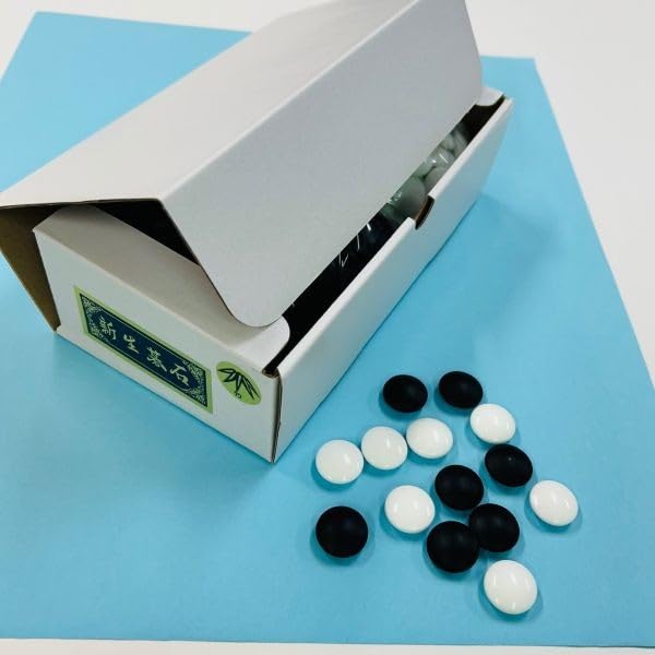 Igo Lab Go A Comfortable Shinkei 7 Folding Go Glass Go New Bamboo 9mm and a Set of Fine Set No. Board, Stones, (approx. Thick), Wood.