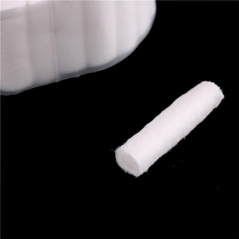 50 Pcs Dental Disposable High Absorbent Cotton Fibers Soft Rolls Pliable 10*38Mm