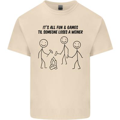 Funny Camping Weiner Mens Light Cotton T-Shirt Unisex T-Shirt