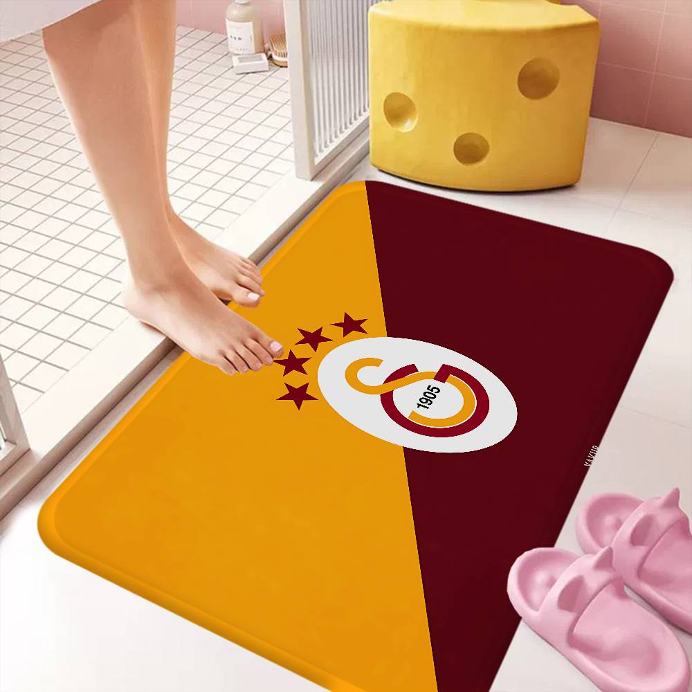 G-Galatasaray Vivid Door Mat Cheaper Anti-slip Modern Living Room Balcony Printed Bedside Mats