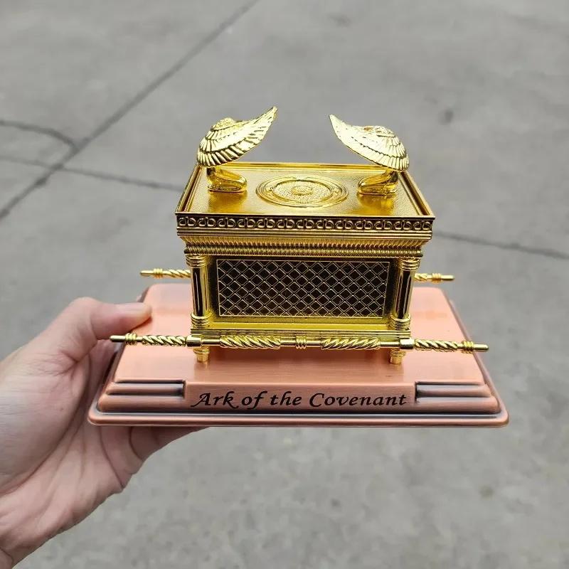 Statue Covenant Ark Gilded Copper Brackets Jerusalem Reproduction Je Statue Testimony Je Gift