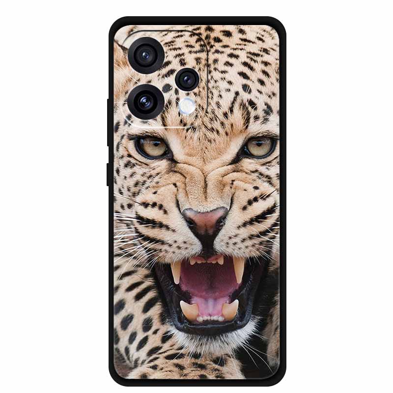 

Для Oppo Reno 15 15c Чохол Свіжа Квітка М який Силікон ТПУ Чохли для Телефону для Reno15 Reno15C Ударостійкий Крутий Вовк Тварини Захисний For Reno 15C
