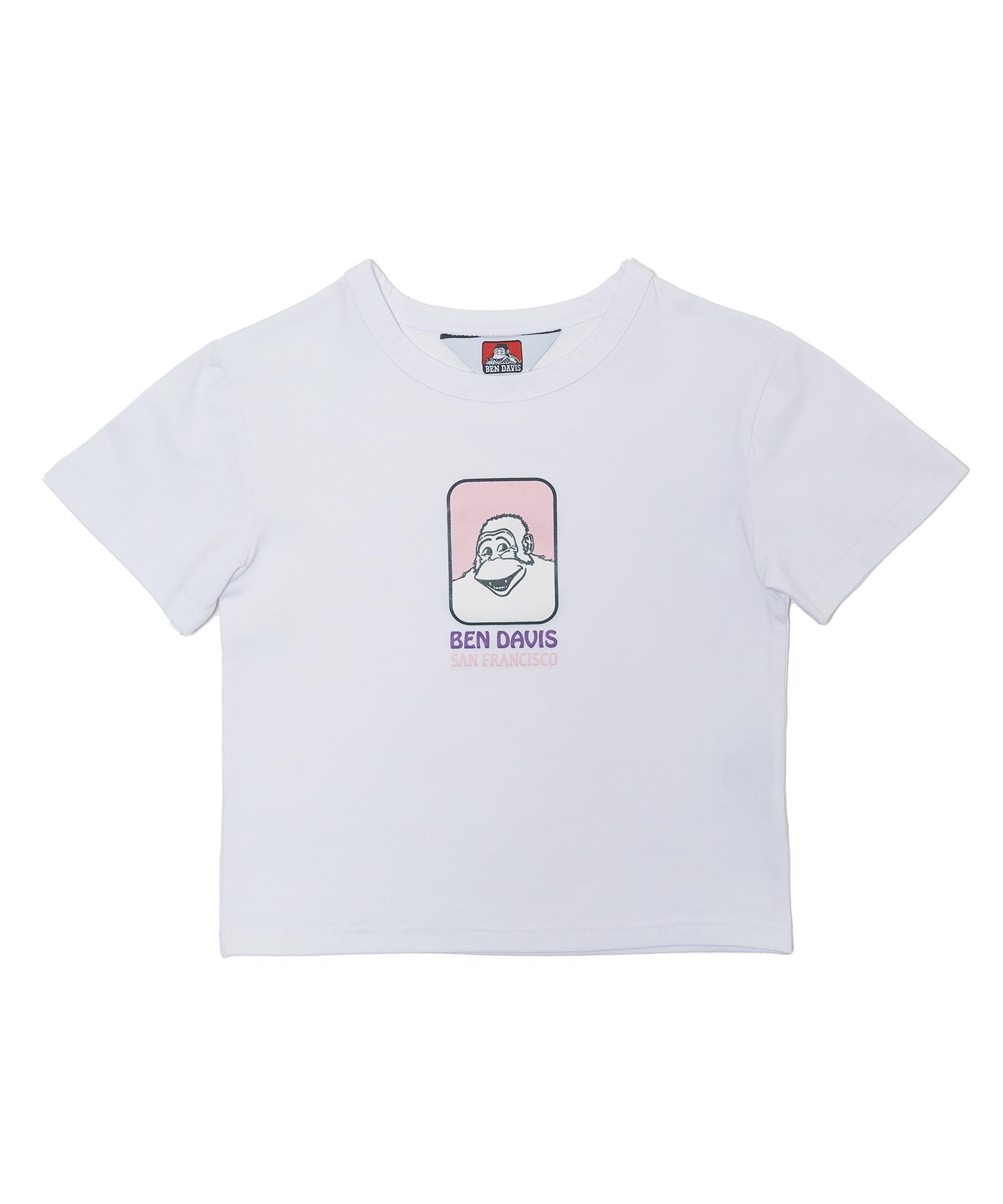 Ben Davis Original Face Stretch Crop Tee White White/S