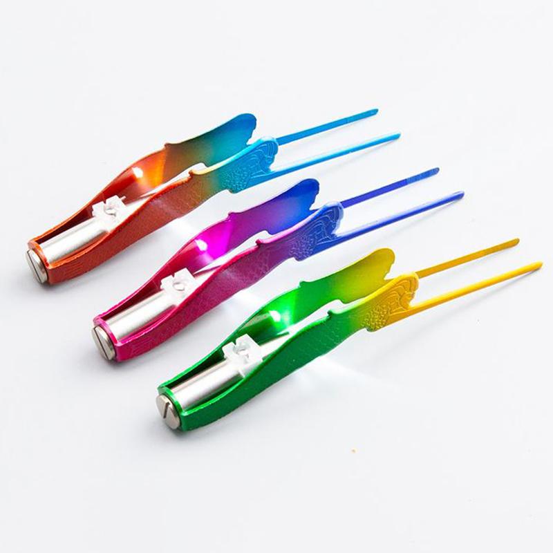 Baby Ear Cleaner Tweezer Soft Ear Picks Led Flash Light Ear Wax Curette Picker Ear Cleaning Tools Ear Wax Dog Removal Earpick