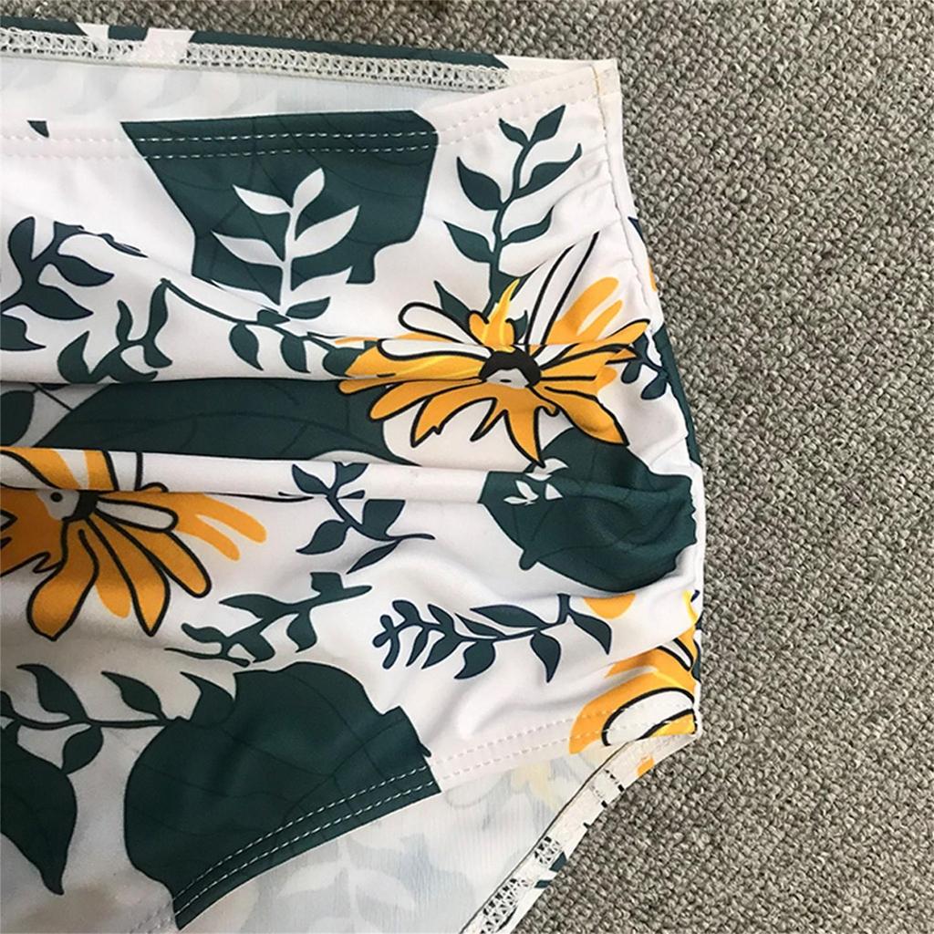 Women Sexy Leopard Print Bikini Set Push Up Bathing Swimwear High Waist Swimsuit