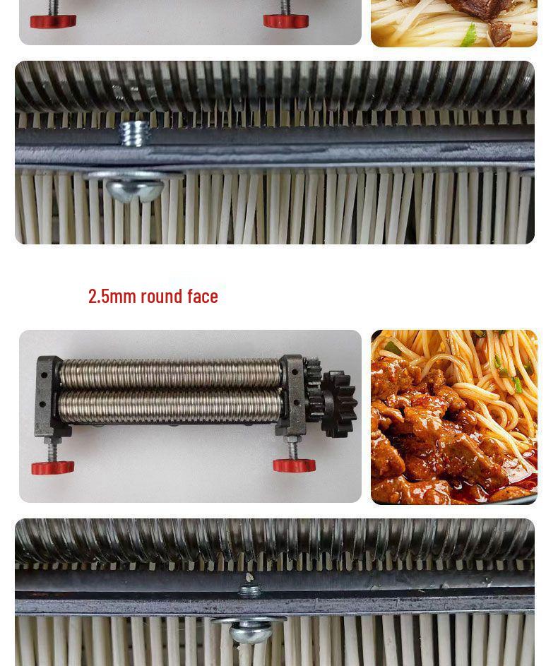 Automatic Stainless Steel Electric Dough & Noodle Press for Home & Small Business