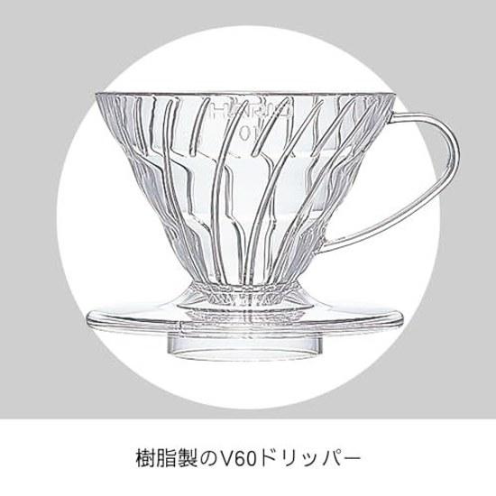 HARIO V60 Transparent Dripper 01 Clear 1-2 Cups Coffee Hand Drip Made Japan VDR-01-T