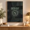 Green Day Kit pro malování diamanty 5D plné vrtáky DIY diamantová mozaika Nástěnná malba Domácí dekorace