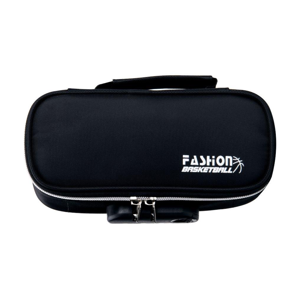 Canvas Password Lock Pen Box Stationery Portable Organizer Box Large-Capacity Pencil Case  Gifts