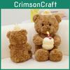 Adorable Soft Plush Lion Bear Cake Doll Cute Birthday Gift For Girlfriend 40cm