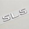 For Mercedes Benz 3D ABS Car Letters Logo SLS Badge Rear Trunk Emblem Decals For Mercedes Benz SLS C197 R197 Tail Marking Accessories
