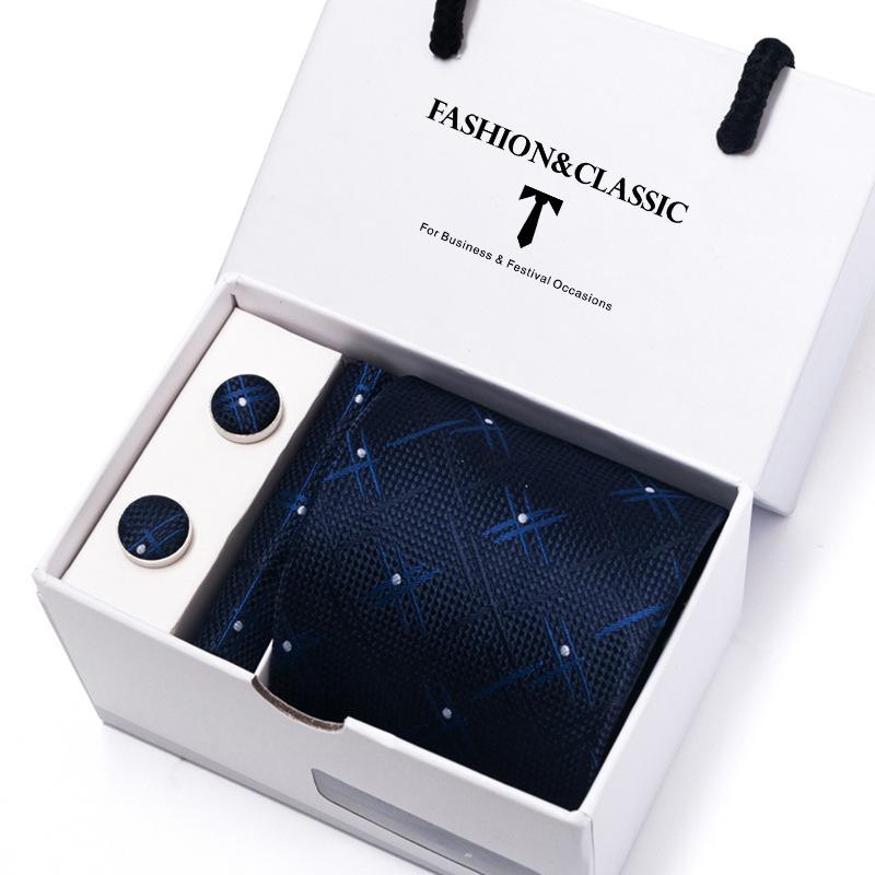 

Галстук мужской подарочный набор из 5 предметов групповой деловой наряд свадебный галстук кешью цветок