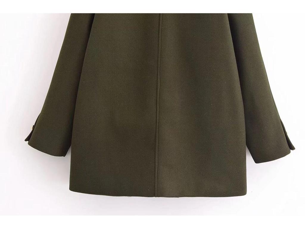 2024 Women's Double-Breasted Winter Coat - European & American Fashion Style