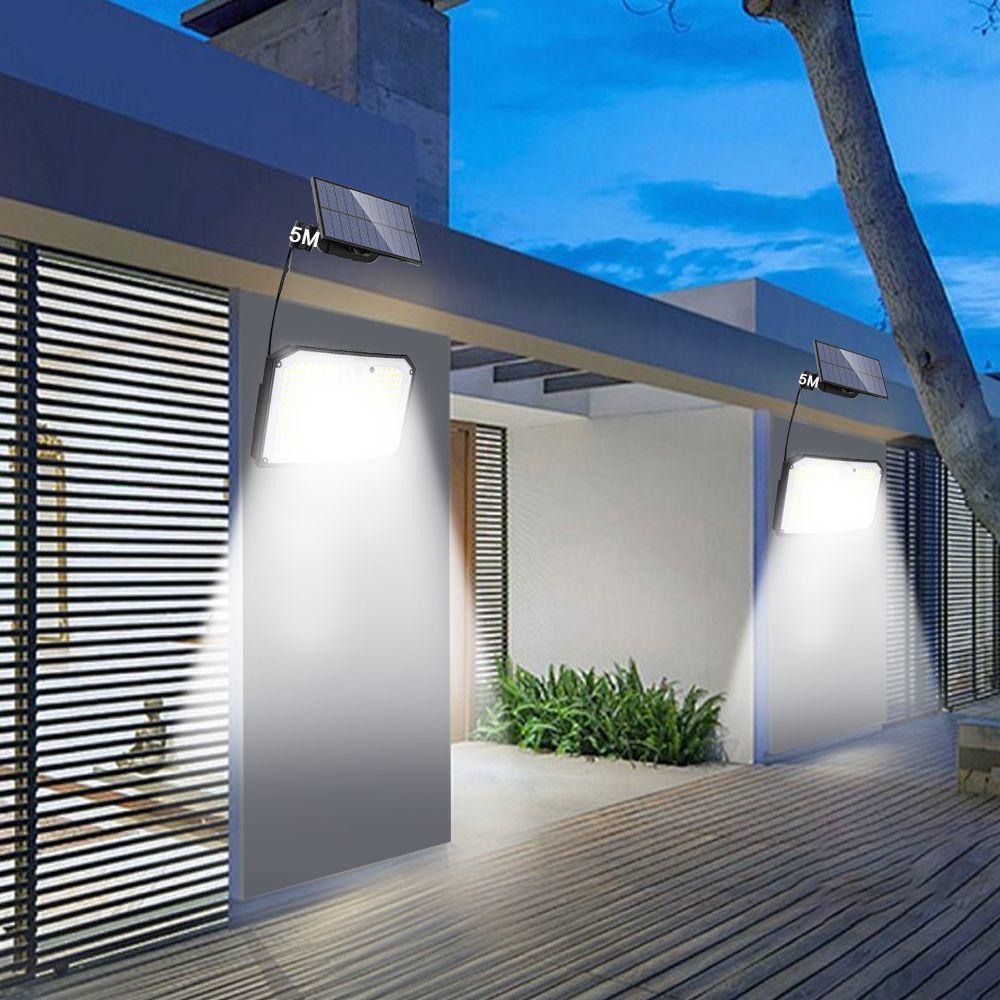 238 LED Solar Motion Sensor Lights Outdoor IP65 Waterproof Super Bright Security Spotlight Wall Lamp for Garden Garage Yard