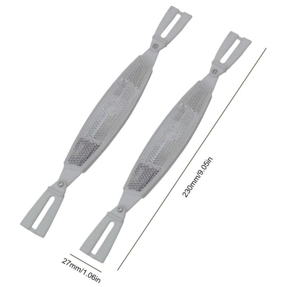 1 Pair ABS Bicycle Wheel Reflectors Warning Cycling Reflector Bike Spoke Reflectors  Night Riding