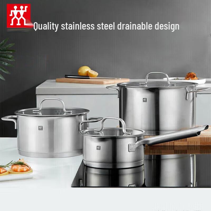 Набор глубокой кастрюли и пароварки Zwilling Moment