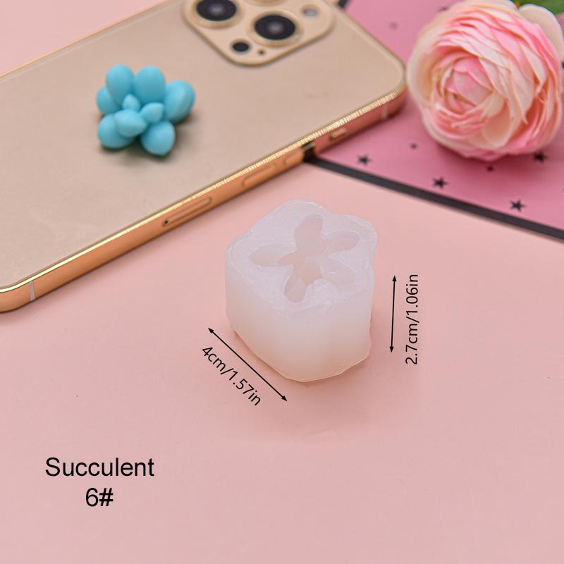 

Силиконовая 3D форма для свечей Цветок Роза Суккуленты Бытовая DIY Форма для литья эпоксидной смолы Ароматерапия Гипсовые свечи TMZ