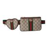 Ophidia Classic Versatile Monogram Logo Stripe Web Zipper Pouch Leather Trim Heart Coin Purse Clutch Waist Bag Unisex Bags 69880596IWG8745