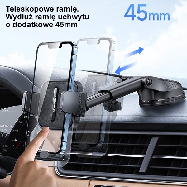 USAMS Dashboard/Windshield Mountblack/Black Zj072Zj01 (Us-Zj072)